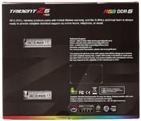 G.Skill Trident Z5 RGB Werkgeheugenmodule voor PC DDR5 32 GB 2 x 16 GB Non-ECC 6000 MHz 288-pins DIMM CL36 F5-6000J3636F16GX2-TZ5RS - thumbnail