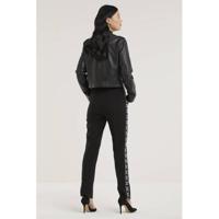 Studio AR by ARMA leren jack zomer AZELA Sheep Soft Waxed zwart - thumbnail