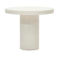 Kave Home Ronde Bistrotafel 'Aiguablava' 90cm, kleur Wit - thumbnail