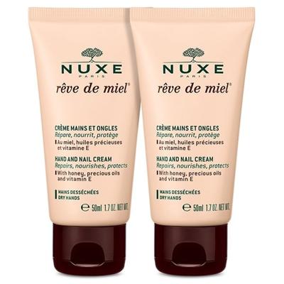 Nuxe Body Rêve de Miel Crème Mains et Ongles 2x50ml