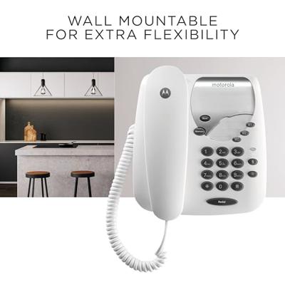 Motorola Corded Phone Zwart