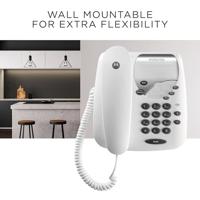 Motorola Corded Phone Zwart - thumbnail