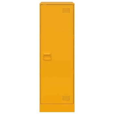 Dressoir 34,5x39x107 cm staal mosterdgeel Dressoir 34,5x39x107 cm staal mosterdgeel