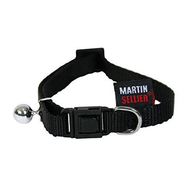 KATTENHALSBAND NYLON UNI ZWART