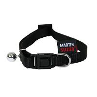 KATTENHALSBAND NYLON UNI ZWART - thumbnail