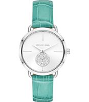 Horlogeband Michael Kors MK2720 Leder Groen 16mm - thumbnail