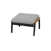 Merino voetenbank midnight grey sunny creme Oosterik Home - Oosterik home - thumbnail