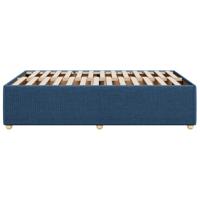 Bedframe zonder matras 120x190 cm stof blauw - thumbnail