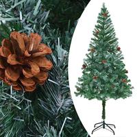 Kunstkerstboom met dennenappels 180 cm - thumbnail