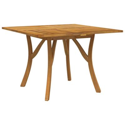 Tuintafel 110x110x75 cm massief acaciahout