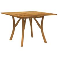 Tuintafel 110x110x75 cm massief acaciahout - thumbnail