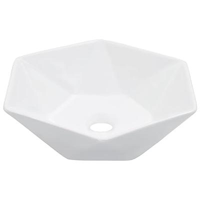 VidaXL Wastafel 41x36,5x12 cm keramiek wit