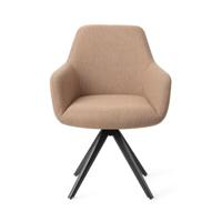 Jesper Home Eetkamerstoel 'Hiroo' Draaibaar, Turn Black, kleur Whisper Wheat - thumbnail