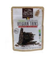Belvas Thins dark 85% met kokosbloesemsuiker bio 120 Gram - thumbnail