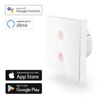 Hama Wifi-touch-wandschakelaar Inbouw Wit - thumbnail