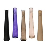Decoris Vaas recycled glas h32cm 5 assorti - thumbnail