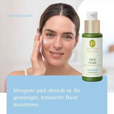 Face fluid pollution protection