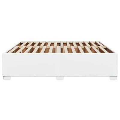 Bedframe kunstleer wit 180x200 cm