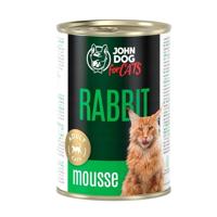 JOHN DOG For cats Rabbit Mousse - nat kattenvoer - 400g - thumbnail