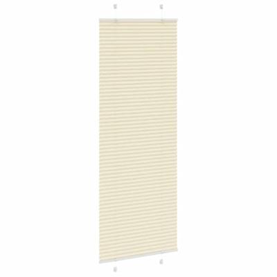Pliss rolgordijn 75x200 cm stofbreedte 74,4 cm polyester crme