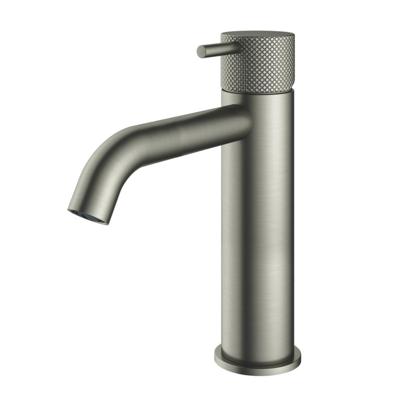 Hotbath Cobber X - Wastafelmengkraan - zonder Waste - Laag - Geborsteld Nikkel - Opbouw - Nikkel - V02