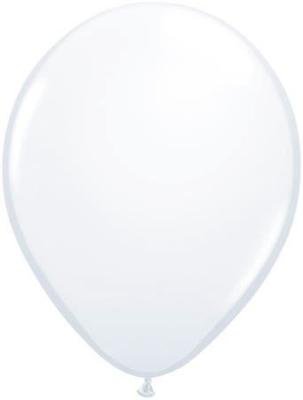 Ballonnen Wit 30cm zakje 10stuks