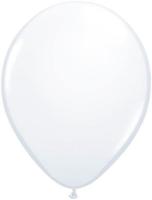 Ballonnen Wit 30cm zakje 10stuks - thumbnail