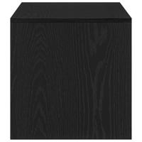 Tv-meubel 100x40x40 cm spaanplaat zwart eikenkleurig - thumbnail