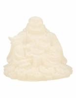 Sneeuwkwarts Beeldje Boeddha Zittend Rijkdom (8 cm) - thumbnail