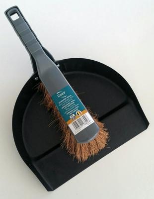 Linea Stofblik Metaal met Handveger Linea Stofblik Metaal met Handveger