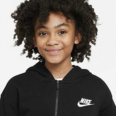 Nike NSW Club Fleece Trainingspak Girls Zwart - Maat 128 - Kleur: Zwart | Soccerfanshop