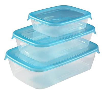Curver set fresh & go vershouddozen rechthoekig 0.5 + 1 + 2 liter