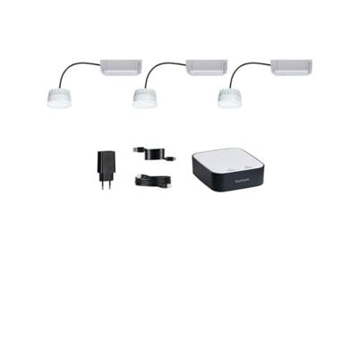 5182 smik Gateway + LED Coin RGBW Paulmann Home Pakket Smart Home System LED Energielabel: G (A - G) 21 W Warmwit 5182 smik Gateway + LED Coin RGBW Paulmann Home Pakket Smart Home System LED Energielabel: G (A - G) 21 W Warmwit