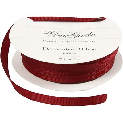 Creativ Company Decoratie lint rood, 15m