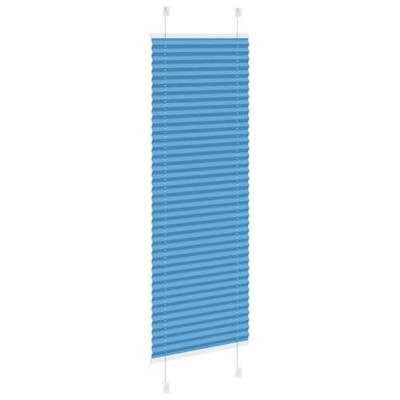 Pliss rolgordijn 45x150 cm stofbreedte 44,4 cm polyester blauw