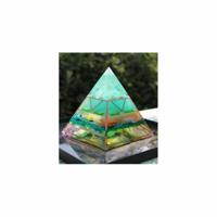 Orgonite Piramide Amethist - "You're Light in the Dark" - (125 mm) - thumbnail