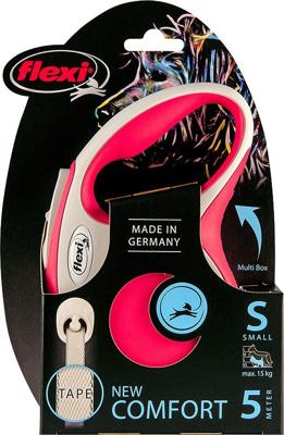 Flexi rollijn new comfort tape S rood 5 meter