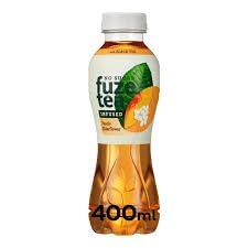 Fuze Tea black peach elderflower no sugar pet (6x 400ml)