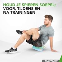 Tunturi Yoga Grid Foam Roller 33 cm | Ø 13 cm | licht blauw - thumbnail
