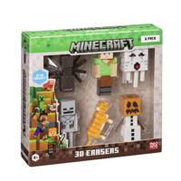 MINECRAFT 3D ERASERS - 6 PACK DELUXE BOX VER.B - thumbnail