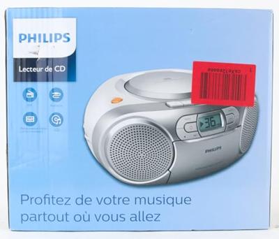 Philips AZ127 CD speler Zilver - thumbnail