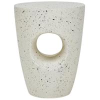 Beliani - EDOLO - Bijzettafel - Wit|Terrazzo effect - Lichtbeton - thumbnail