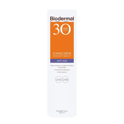 Biodermal Anti Age Zonnecrème Gezicht SPF30