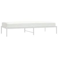 Bedframe metaal wit 90x200 cm - thumbnail