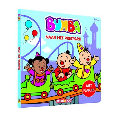 Studio 100 Bumba kartonboek met flapjes pretpark