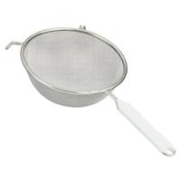 Metaltex Zeef 22 cm RVS/Wit - thumbnail