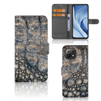 Xiaomi 11 Lite 5G NE | Mi 11 Lite | Telefoonhoesje | Met pasjeshouder | Krokodillenprint - thumbnail