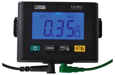 Chauvin Arnoux C.A 6011 Set Doorgangstester 200 Ω Chauvin Arnoux C.A 6011 Set Doorgangstester 200 Ω