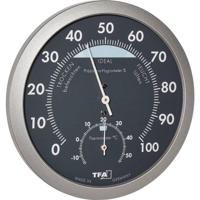 TFA Dostmann 45.2043.51 45.2043.51 Thermo- en hygrometer Antraciet, Zilver - thumbnail