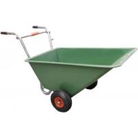 Boerderij kruiwagen met lier 160 liter met binnen- en buitenband - thumbnail